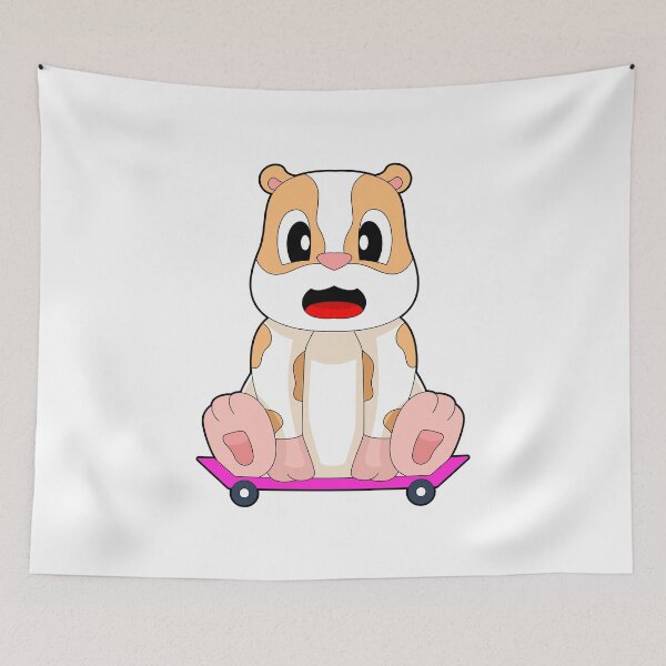 Item preview, Hamster Skater Skateboard designed and sold by Snabdesign84.