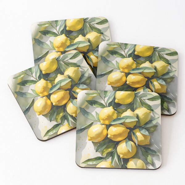 Item preview, Lemons on branches designed and sold by LuminaraCraft.