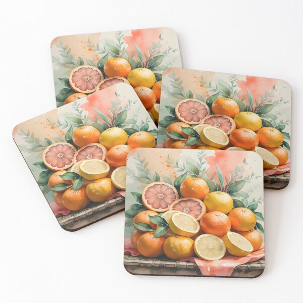 Item preview, Still life with oranges and grapefruit designed and sold by LuminaraCraft.