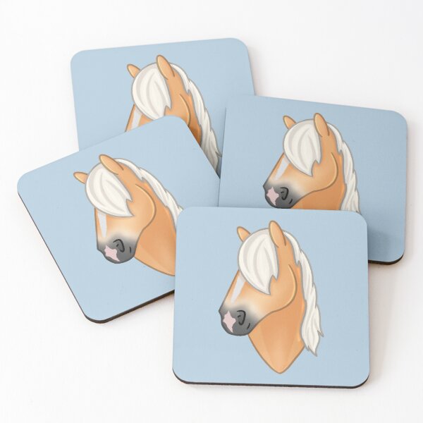 Item preview, Cartoon Haflinger Portrait - Horse Illustration  designed and sold by Art By Drina.