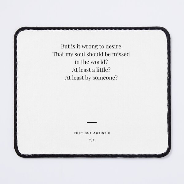 Item preview, You told me I can pause time designed and sold by POETBUTAUTISTIC.