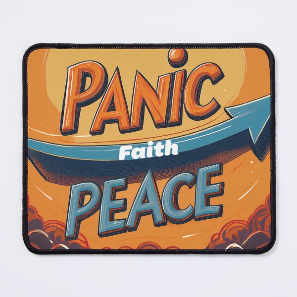 Item preview, The journey from panic to peace recquires faith designed and sold by SSdesignArticle.