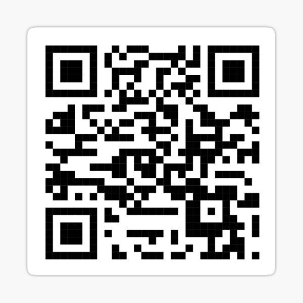 Item preview, Rickroll QR Code designed and sold by Art By Kav.