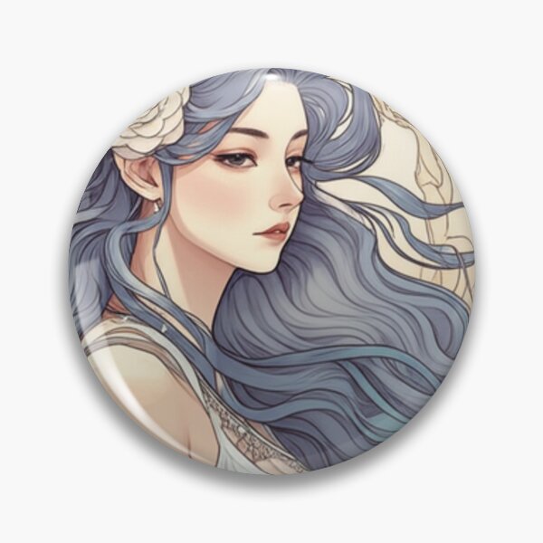 Item preview, Elegarta Design - Art nouveau - Mucha Inspired Art - Princess of Mermaid  designed and sold by Mucha-style-art.