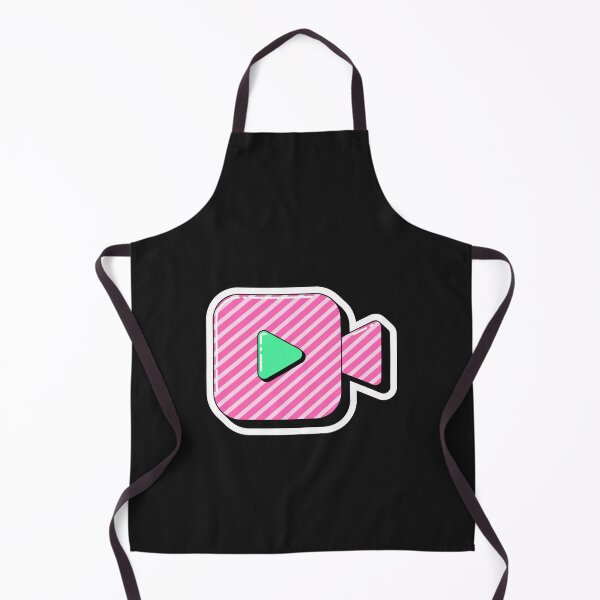 Item preview, Pink video camera with striped pattern, pop art designed and sold by artskill2k17.