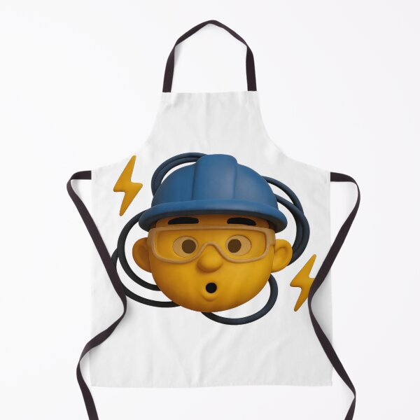 Item preview, Funny and expressive electrician emoji – adorable and funny design designed and sold by ArteJorge48.