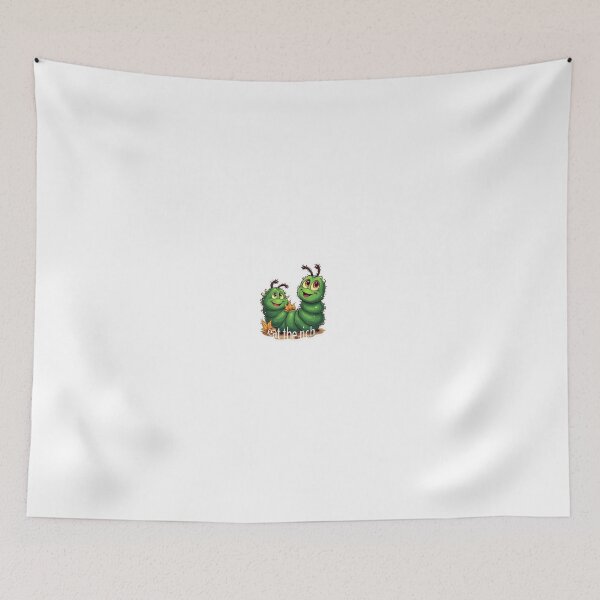 Item preview, Eat The Rich Hungry Caterpillar Sticker designed and sold by Bigeasy22441.