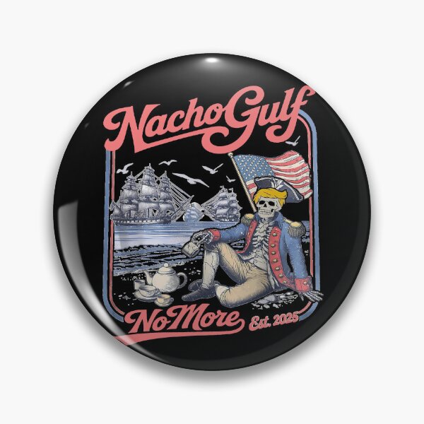Item preview, Nacho Gulf no More Gulf of USA Est 2025 Skull designed and sold by RyanTee-Awesome.