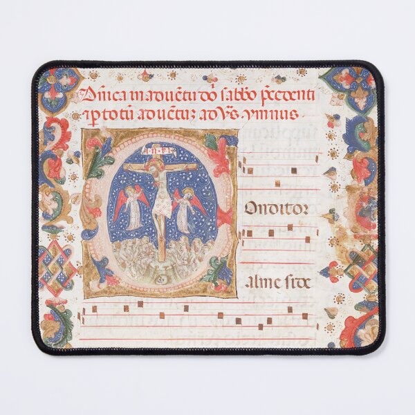 Item preview, Crucifixion with a Crowd of Supplicants, c. 1425-1464: Bertolino de’ Grossi designed and sold by Marginalia793.