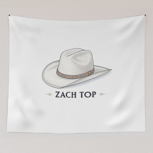 Item preview, Zach Top Cowboy Hat | Classic Western Style Country Music Merch designed and sold by JayceTucker89.