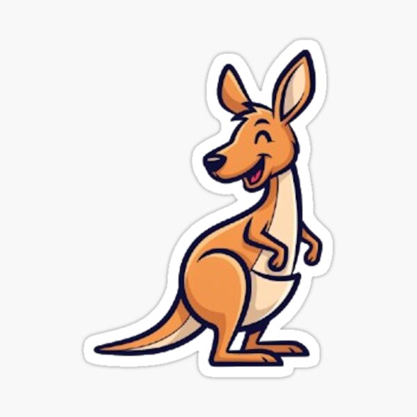 Item preview, kangaroo designed and sold by likbatonboot.
