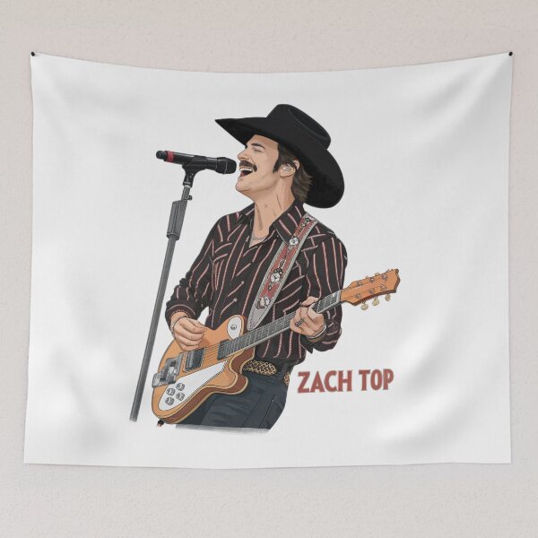 Item preview, Zach Top Live Performance | Retro Country Revival Art designed and sold by JayceTucker89.
