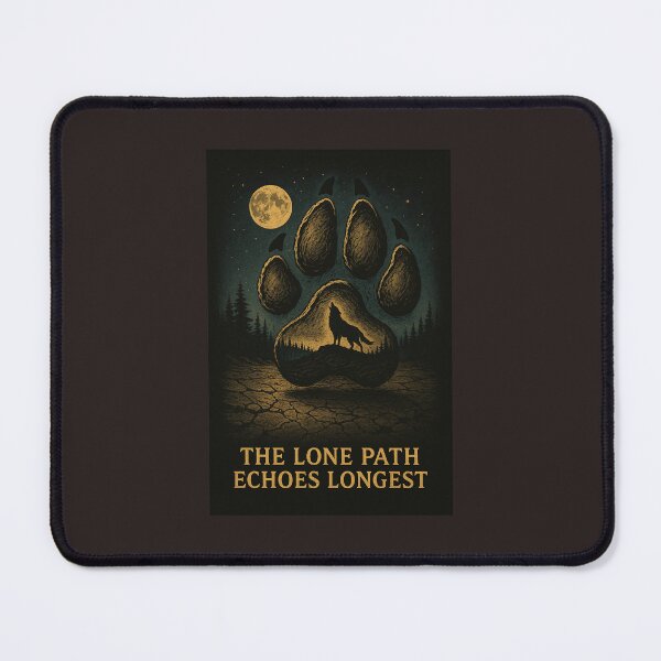 Item preview, Wolf Paw Print – Wild Nature Symbol Design designed and sold by Aucia.