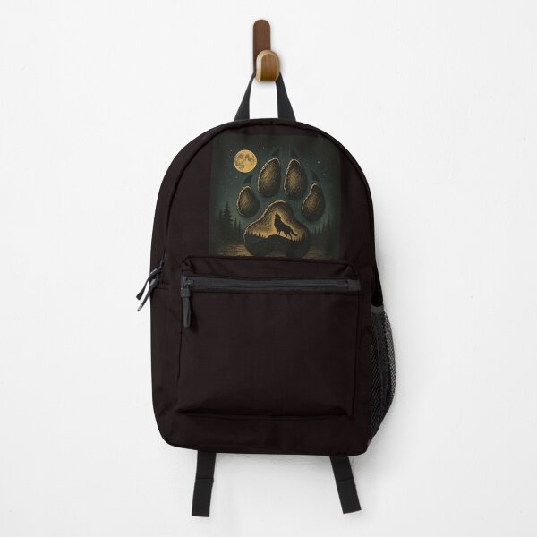 Item preview, Wolf Paw Print – Wild Nature Symbol Design designed and sold by Aucia.