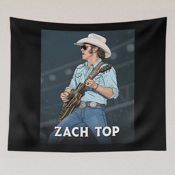 Item preview, Zach Top Country Revival Poster | Western Rockabilly Vibes designed and sold by JayceTucker89.