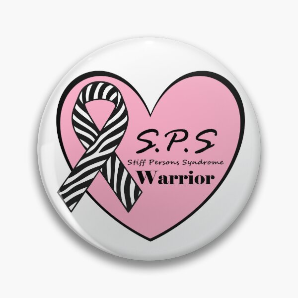 Item preview, Stiff Persons Syndrome Warrior - Pink Heart designed and sold by Myrealreallife.