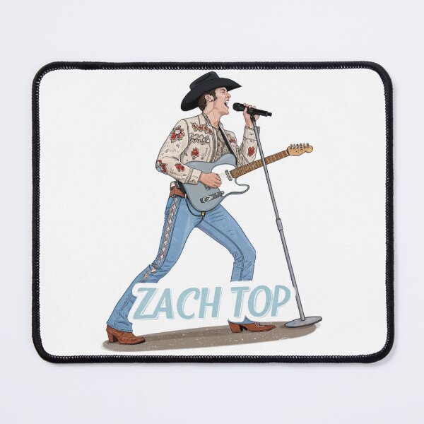 Item preview, Zach Top Live & Loud – Retro Country Cowboy Concert Poster designed and sold by JayceTucker89.
