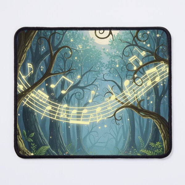 Item preview, Enchanted Forest with Musical Notes and Moon designed and sold by Koalangel.