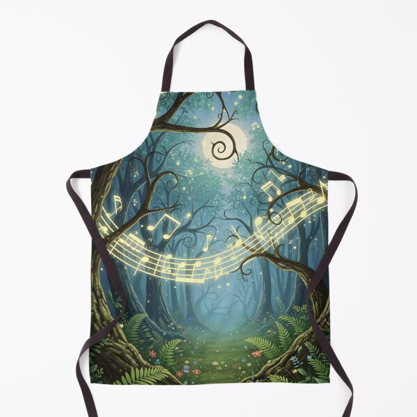 Item preview, Enchanted Forest with Musical Notes and Moon designed and sold by Koalangel.
