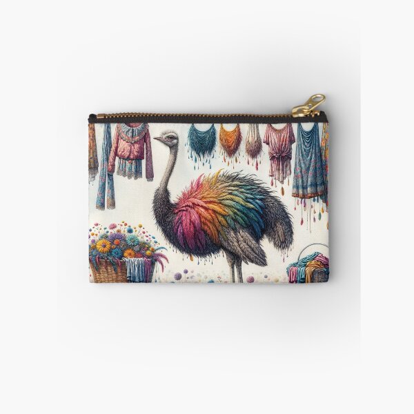 Item preview, Ostrich Doing the Washing designed and sold by M-Y-A-R-T-.