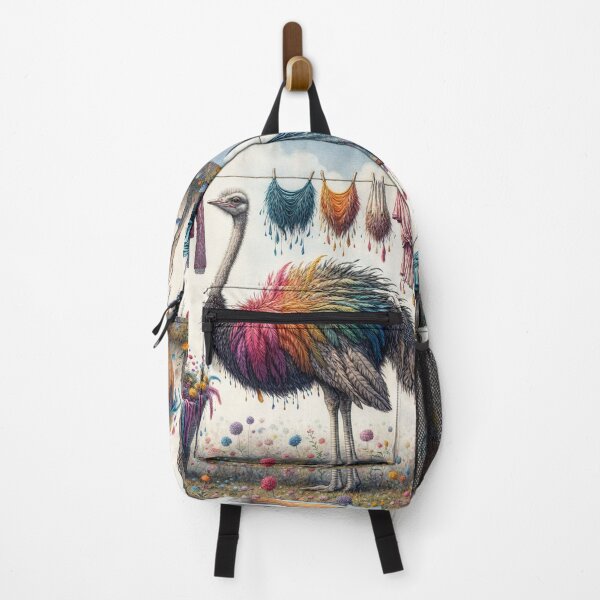 Item preview, Ostrich Doing the Washing designed and sold by M-Y-A-R-T-.