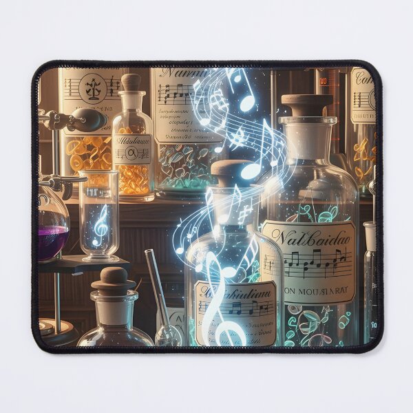 Item preview, Alchemy Bottles with Floating Musical Notes designed and sold by Koalangel.