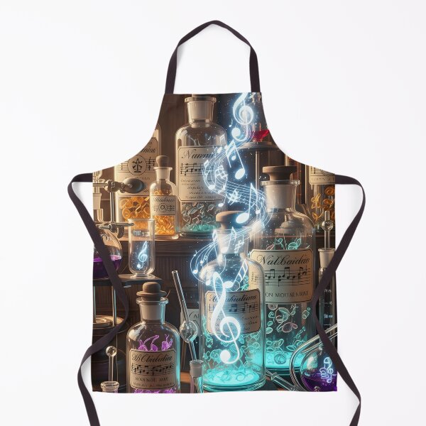 Item preview, Alchemy Bottles with Floating Musical Notes designed and sold by Koalangel.