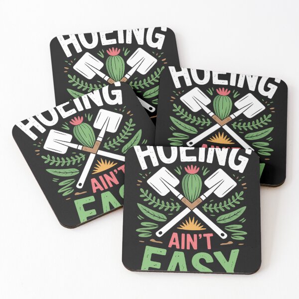Item preview, Hoeing Aint Easy Gardening Garden Plant Gardener designed and sold by blueyeeti.