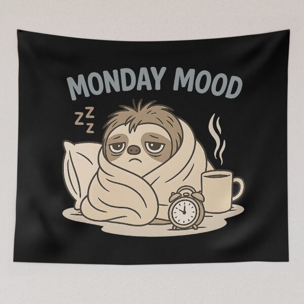 Item preview, Monday Mood Of Sloth designed and sold by Romeo Fashion.
