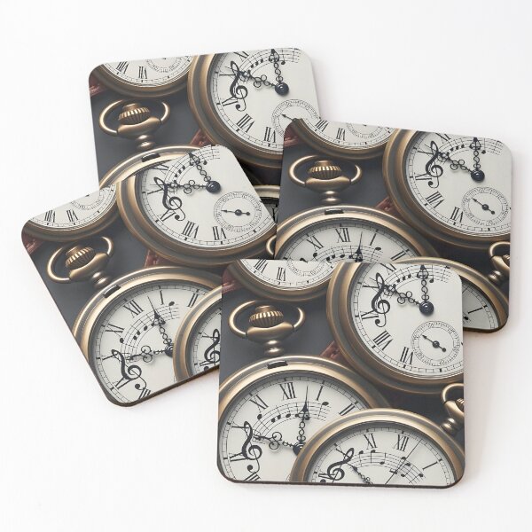 Item preview, Vintage Pocket Watches with Musical Notes designed and sold by Koalangel.