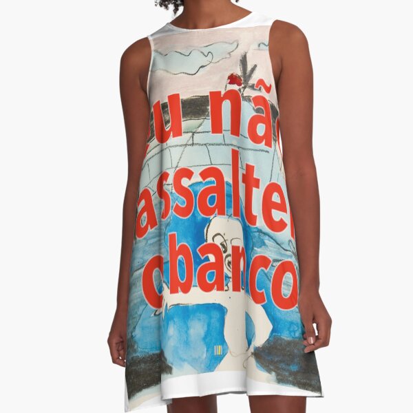 Bank assault art project A-Line Dress