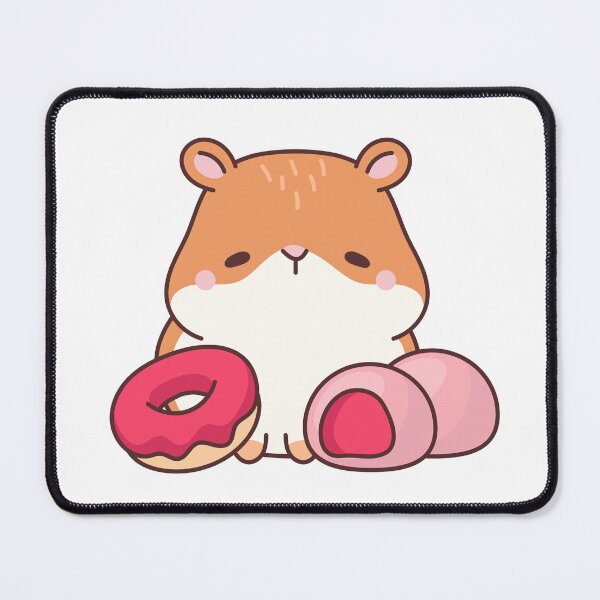 Item preview, kawaii hamster funny sticker designed and sold by anandsiva2703.