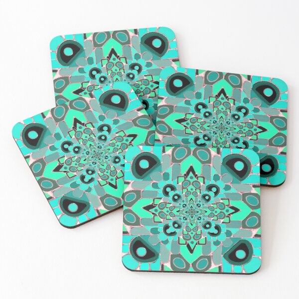 Item preview, DDP Aqua pinks designed and sold by bekki smith.