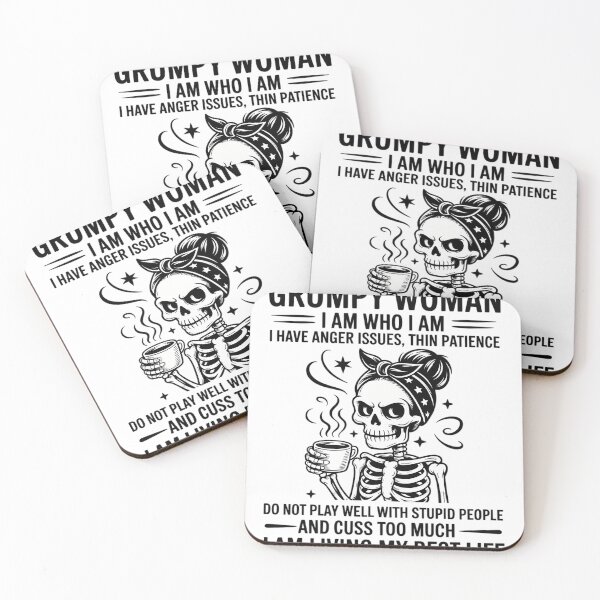 Item preview, I Am A Grumpy Woman I Am Who I Am I Have Anger Issues designed and sold by blueyeeti.