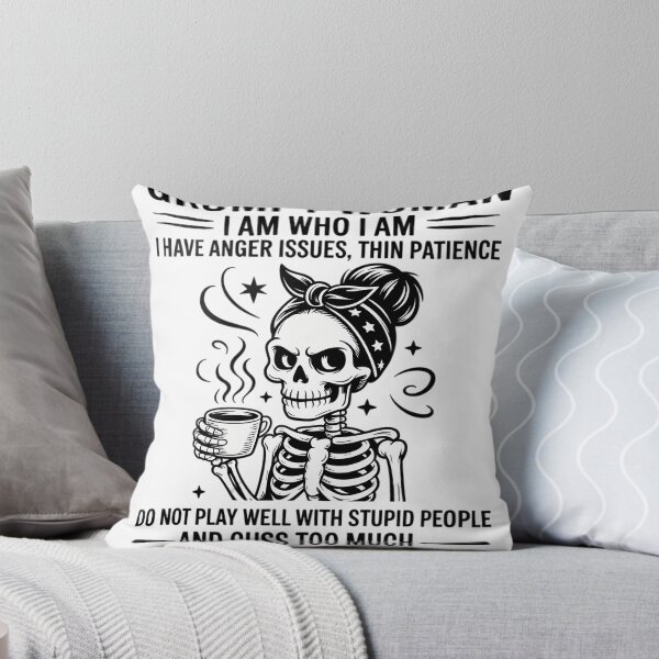 Item preview, I Am A Grumpy Woman I Am Who I Am I Have Anger Issues designed and sold by blueyeeti.