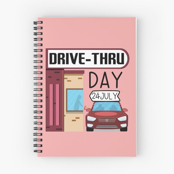 Item preview, 24 July Drive-Thru Day - Wacky Holidays designed and sold by ChemicalXShop.