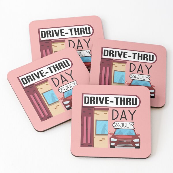 Item preview, 24 July Drive-Thru Day - Wacky Holidays designed and sold by ChemicalXShop.