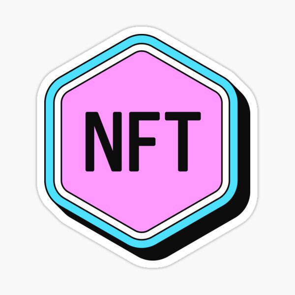 Item preview, Blue magenta NFT token, pop art designed and sold by artskill2k17.