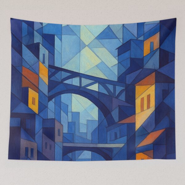 Item preview, Cubist city in fragments designed and sold by Sigtrix.