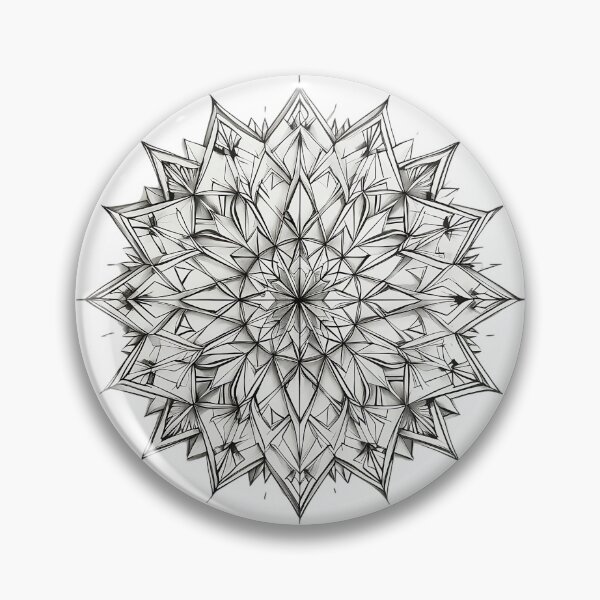 Item preview, Simplified Islamic Geometric Rosette Pattern designed and sold by anas006.