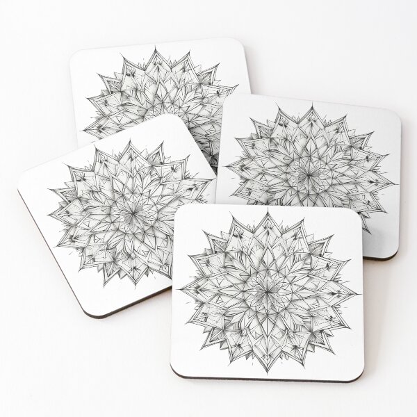 Item preview, Simplified Islamic Geometric Rosette Pattern designed and sold by anas006.