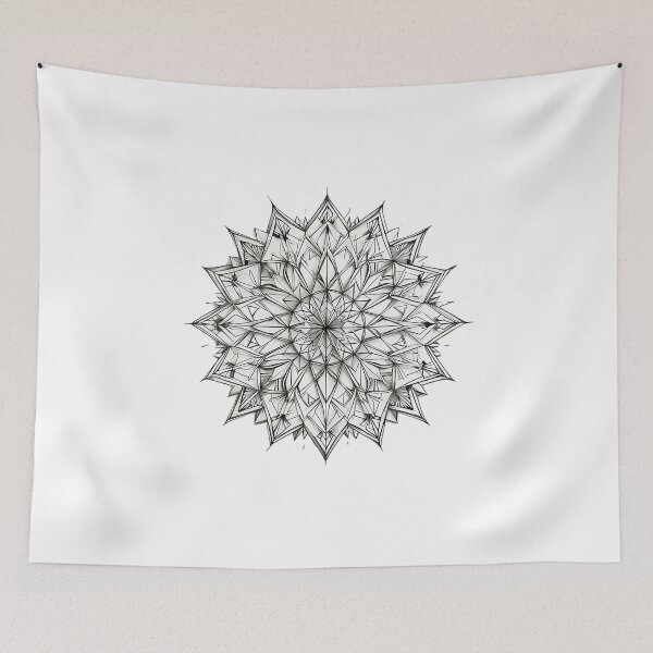 Item preview, Simplified Islamic Geometric Rosette Pattern designed and sold by anas006.