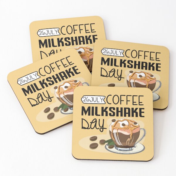 Item preview, 26 July Coffee Milkshake Day - Wacky Holidays designed and sold by ChemicalXShop.