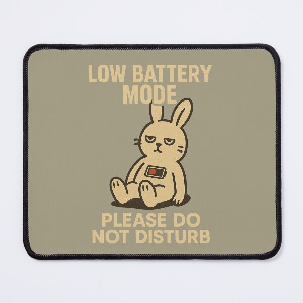 Item preview, Low Battery Bunny2 designed and sold by JOO STUDIO.