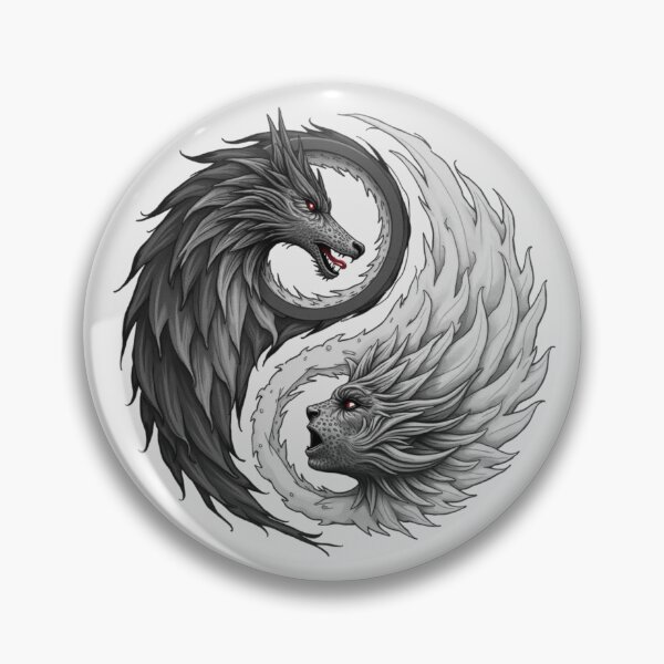 Item preview, Yin Yang Wolf Art designed and sold by Aise06.
