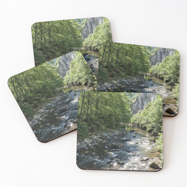 Item preview, Sunny Summer View of a Mountain River Gorge designed and sold by Georgia Mizuleva.
