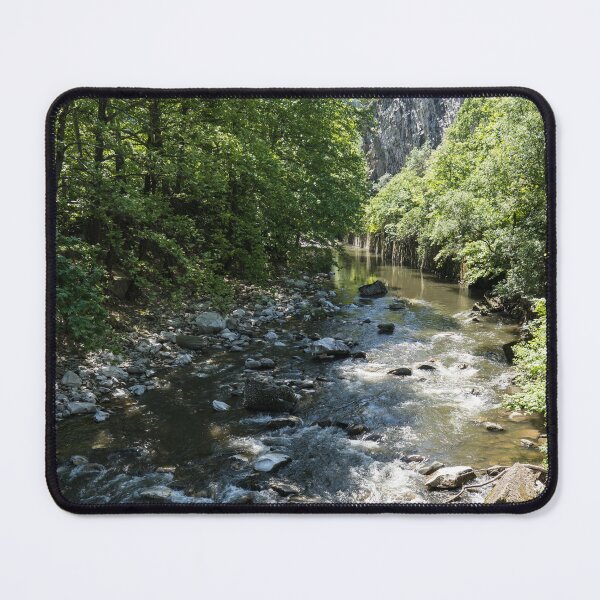 Item preview, Sunny Summer View of a Mountain River Gorge designed and sold by Georgia Mizuleva.