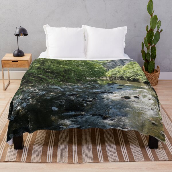 Item preview, Sunny Summer View of a Mountain River Gorge designed and sold by Georgia Mizuleva.