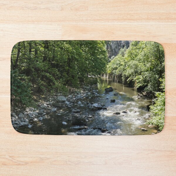 Item preview, Sunny Summer View of a Mountain River Gorge designed and sold by Georgia Mizuleva.