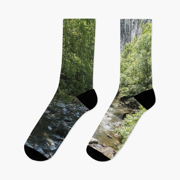 Item preview, Sunny Summer View of a Mountain River Gorge designed and sold by Georgia Mizuleva.